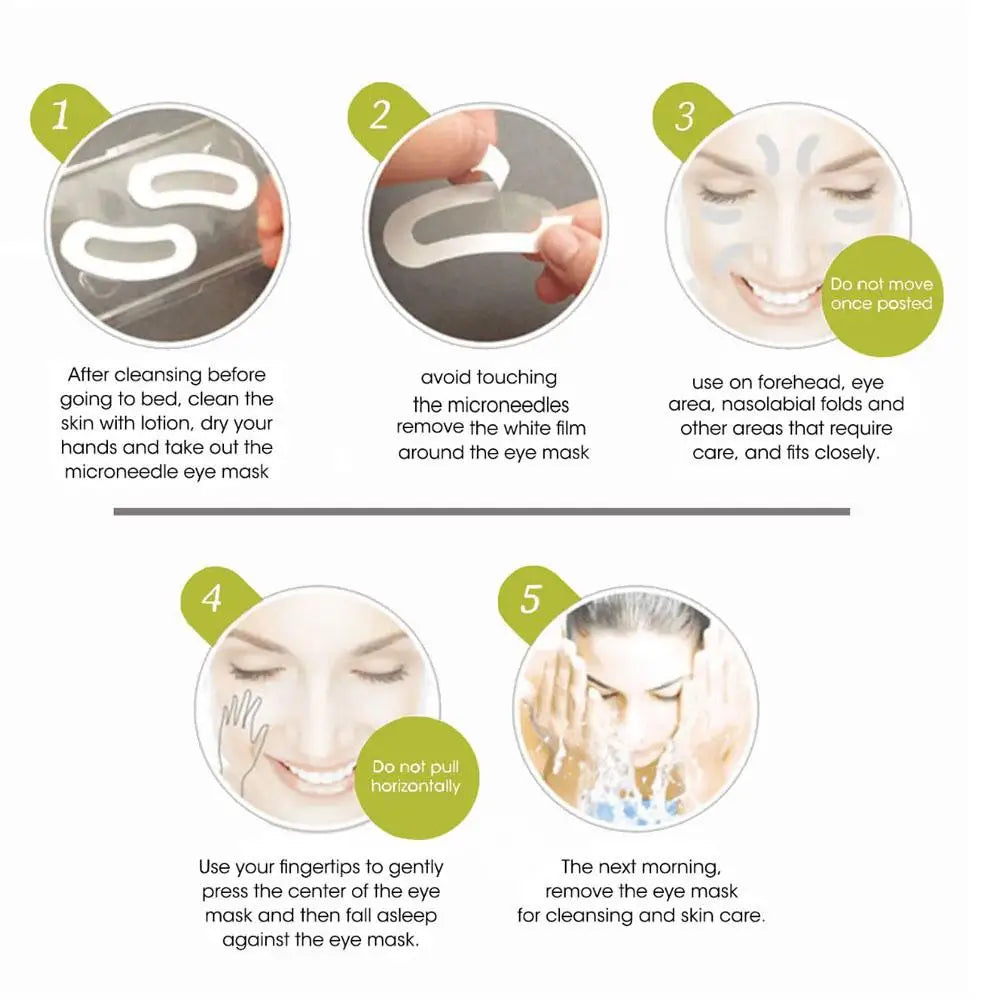 Microneedle eye patches with hyaluronic acid